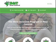 Tablet Screenshot of btpestcontrol.com